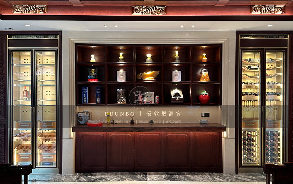 东莞定制新中式恒温酒柜